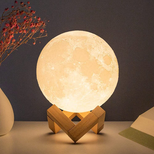 LED Battery Powered Moon Lamp