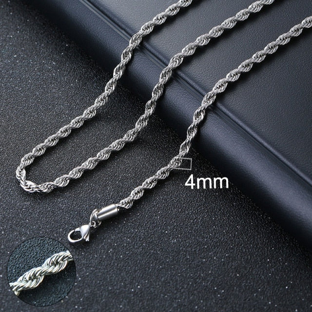 Cuban Chain Necklace for Men and Women