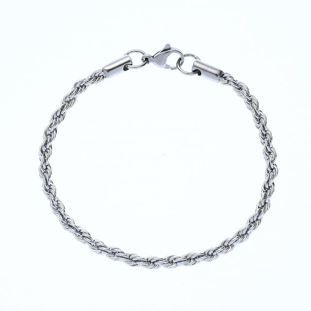 Twisted Rope Chain Bracelet