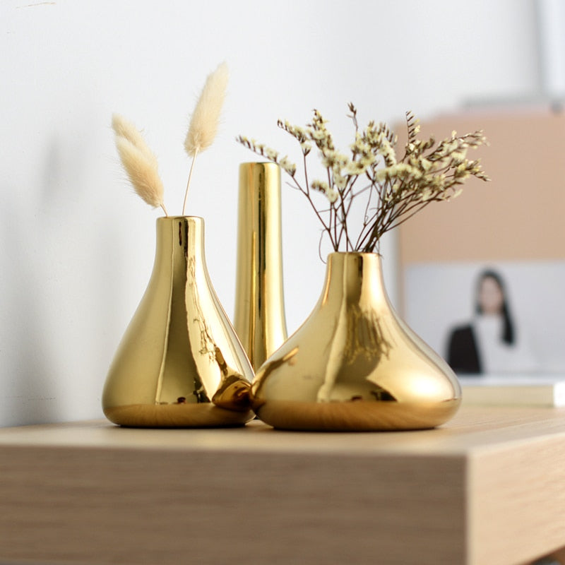 Luxury Plated Gold Vase